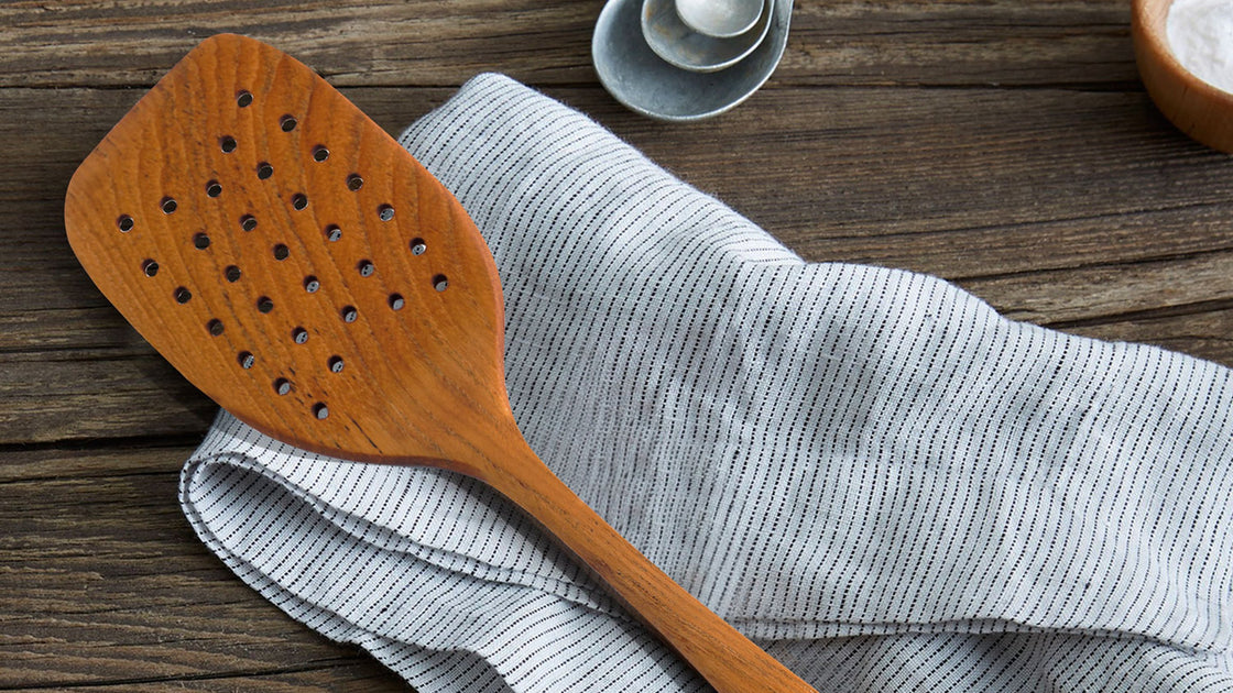 Teak Sourdough Starter Spatula