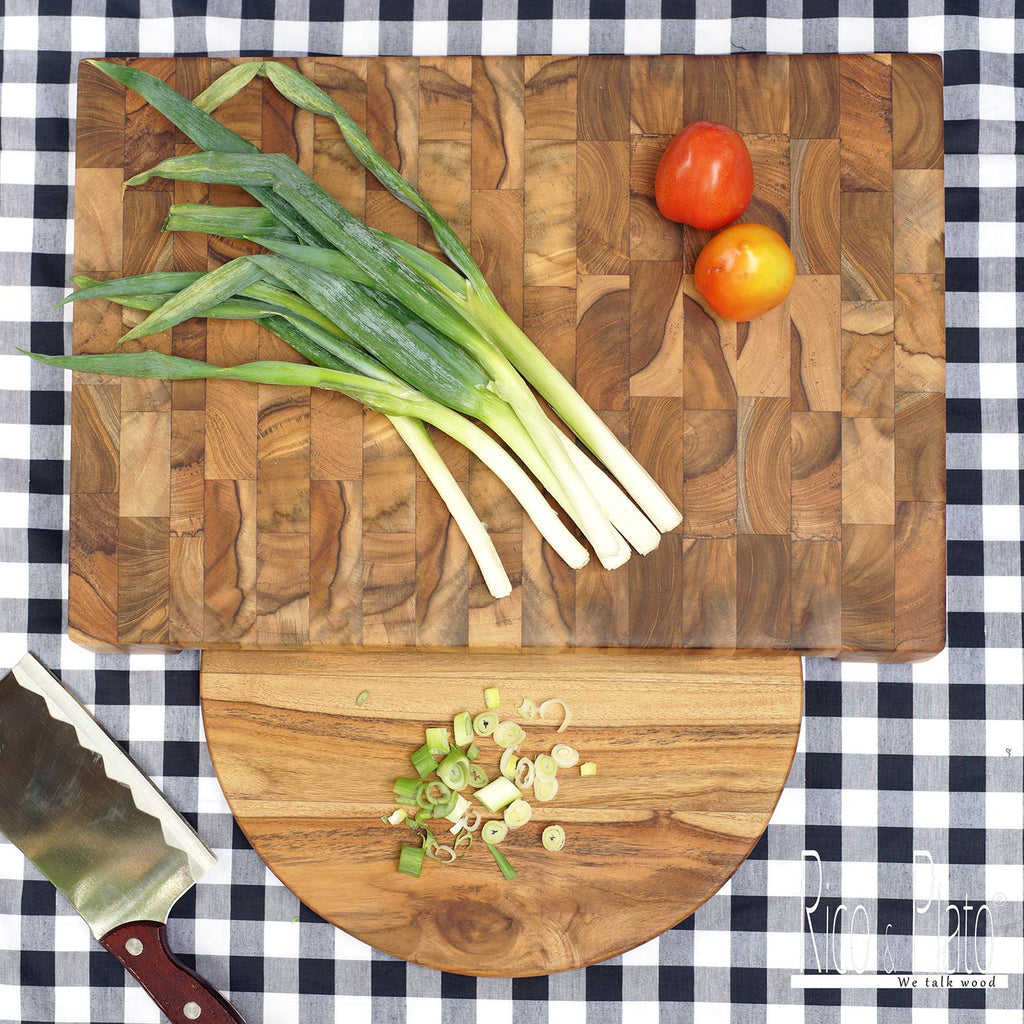 Rico & Plato Dukkah Teak Cutting Board - Thumbnail 5