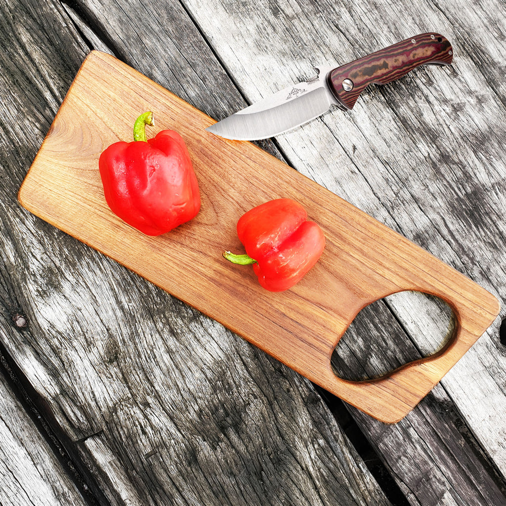 Rico & Plato Aralia Teak Cutting Board - Thumbnail 5