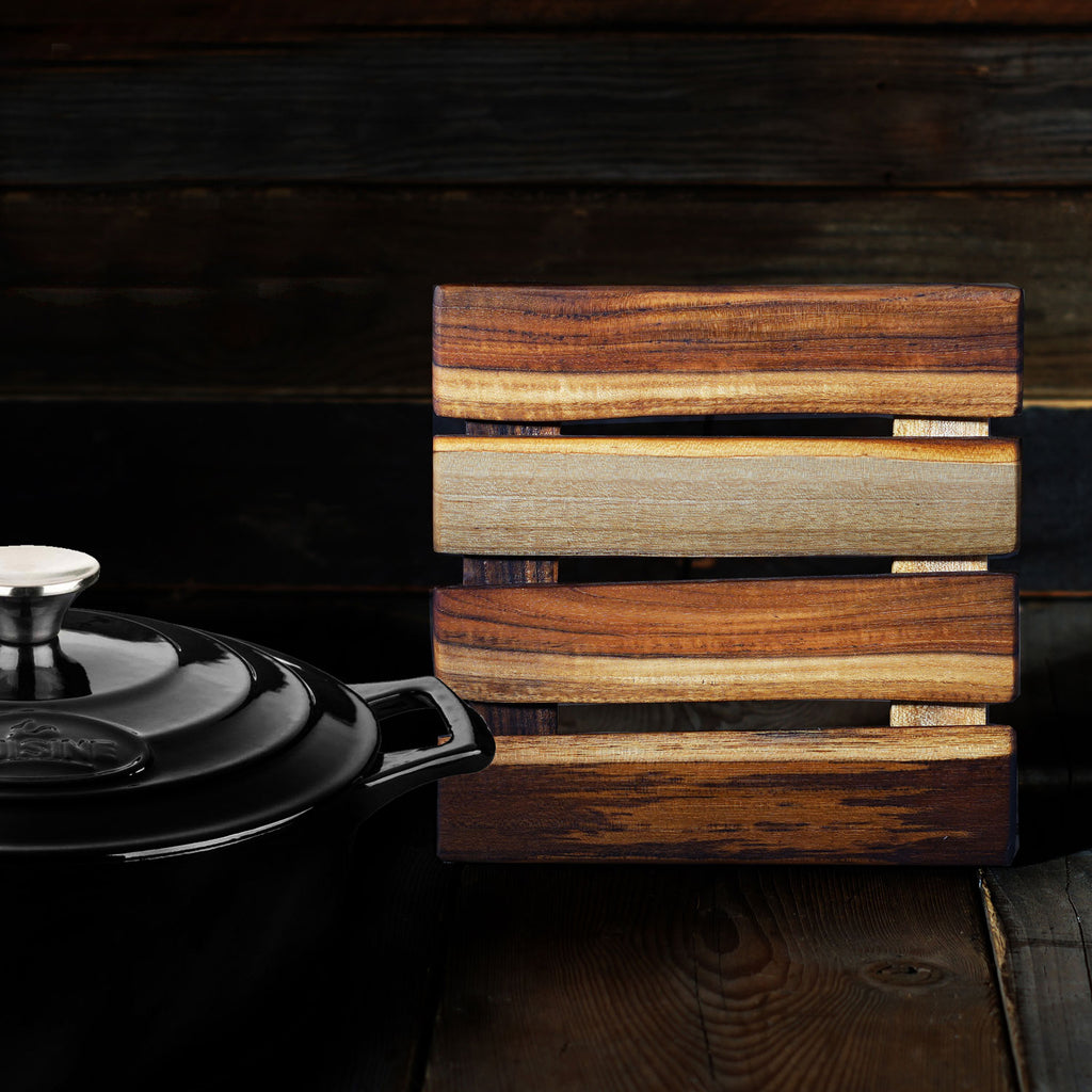 Rico & Plato Atrani Teak Trivet - Thumbnail 2