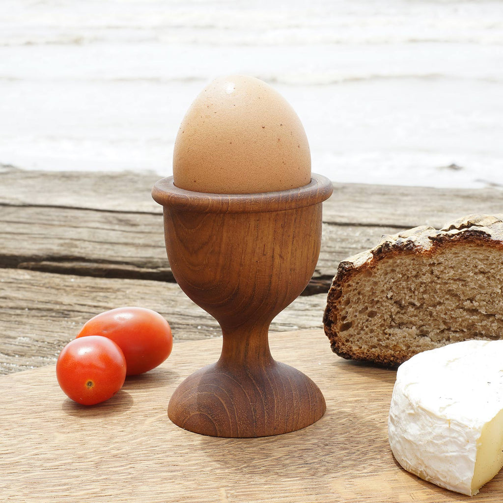 Rico & Plato Dante Teak Egg Cups - Thumbnail 3